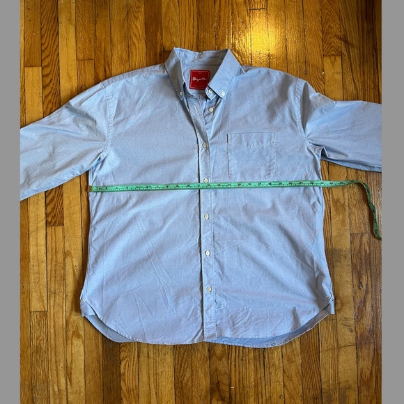 Paynter Women's Oxford Button Down Shirt - Medium - Blue - Picture 6 of 13